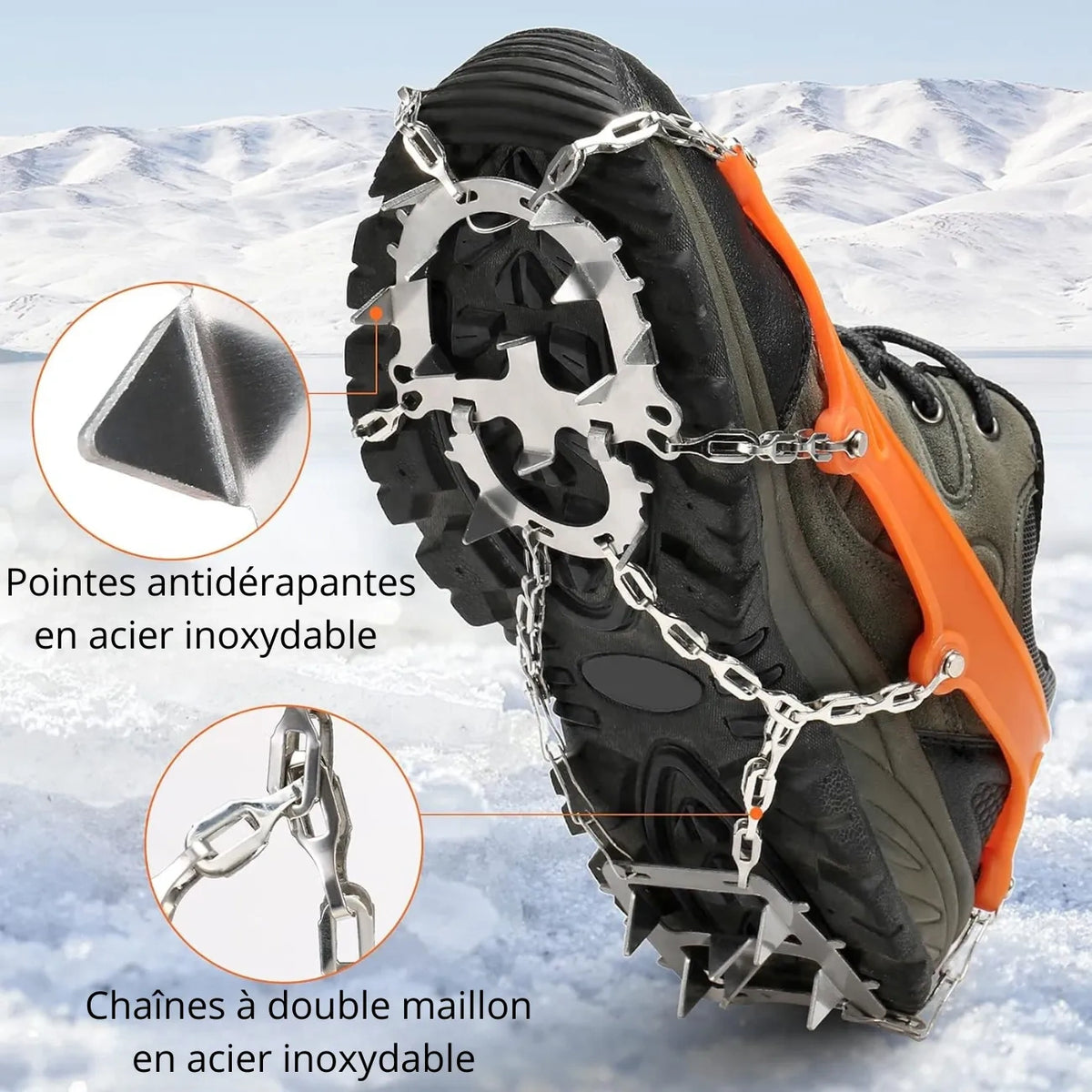 Chaîne Crampon Pour Chaussure De Randonnée 2