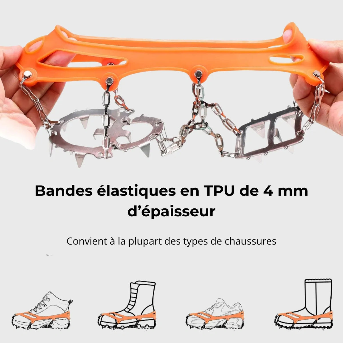 Chaîne Crampon Pour Chaussure De Randonnée 3