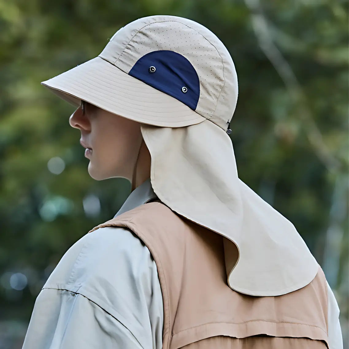 Chapeau Kaki Randonnée Homme