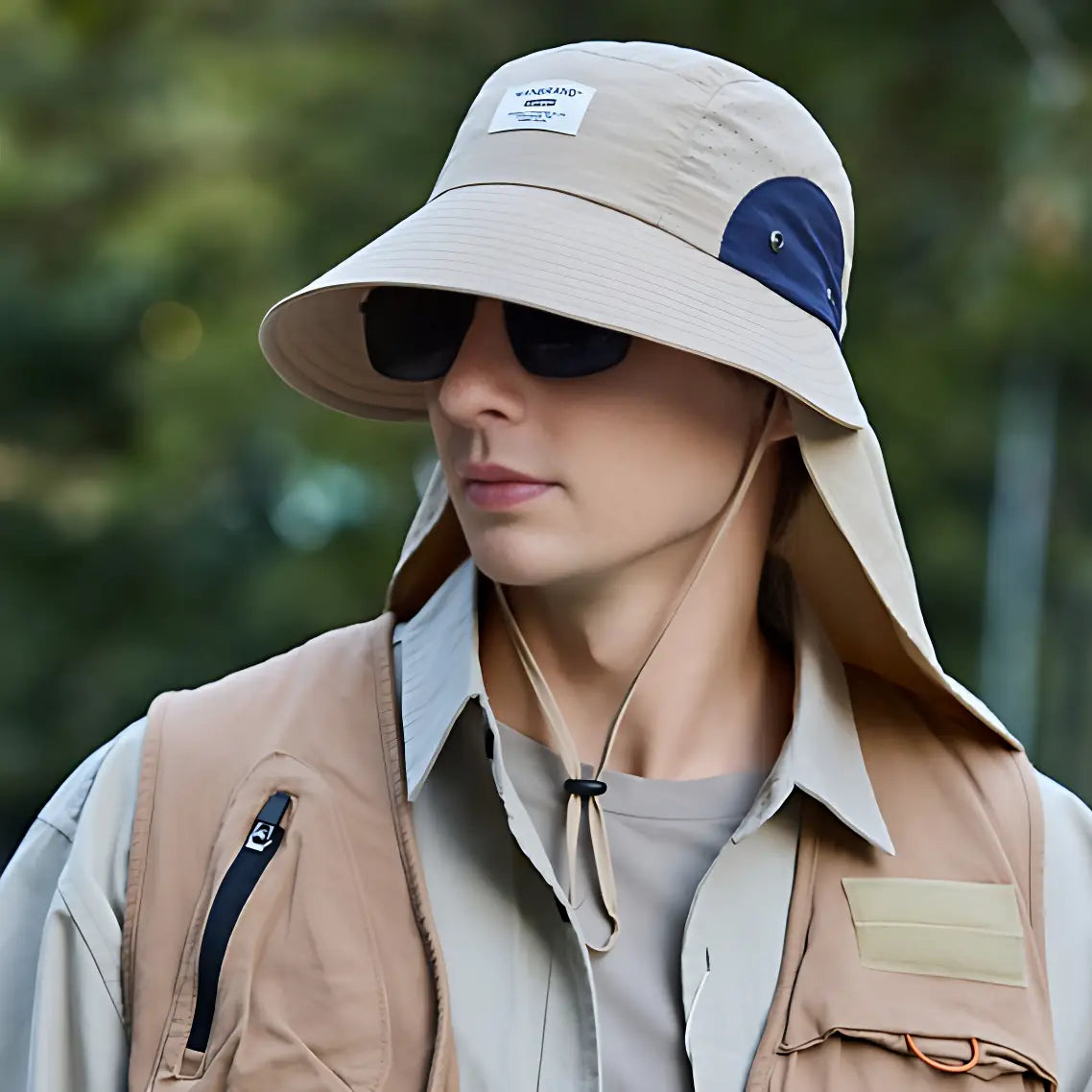 Chapeau Kaki Randonnée Homme