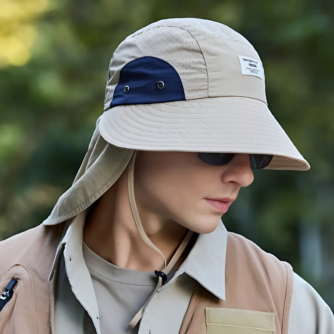 Chapeau Kaki Randonnée Homme