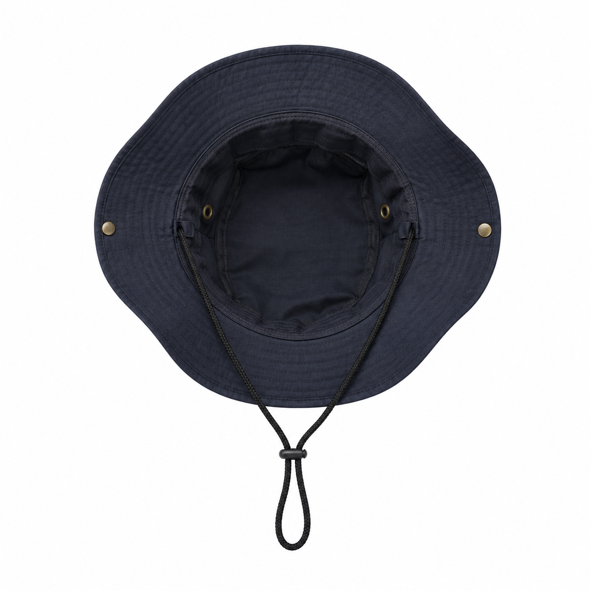 Chapeau hiver homme bleu marine – vue intérieure