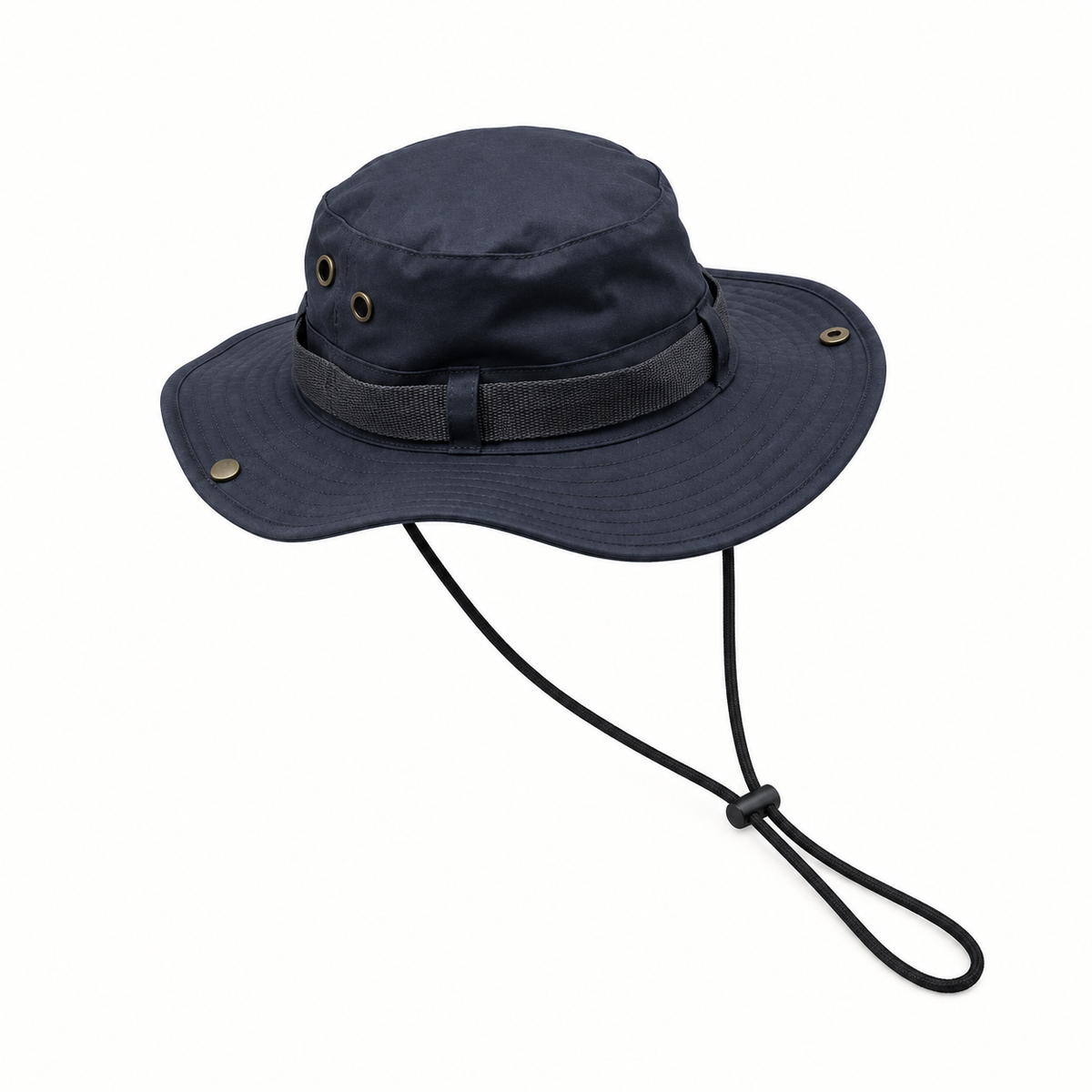 Chapeau hiver homme bleu marine – jugulaire réglable
