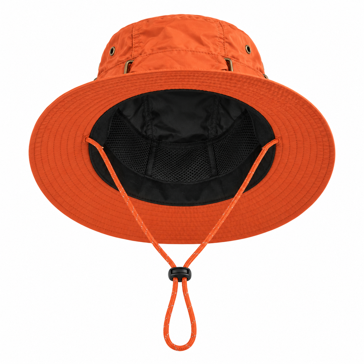 Chapeau de pluie randonnée orange – intérieur respirant