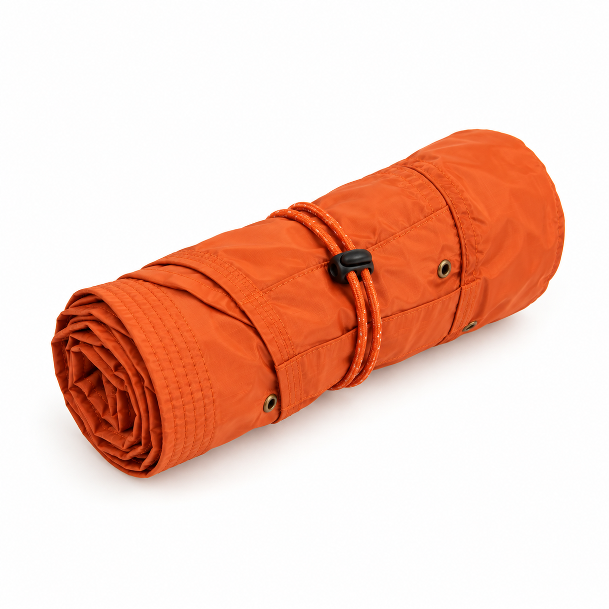 Chapeau de pluie randonnée orange – roulé compact
