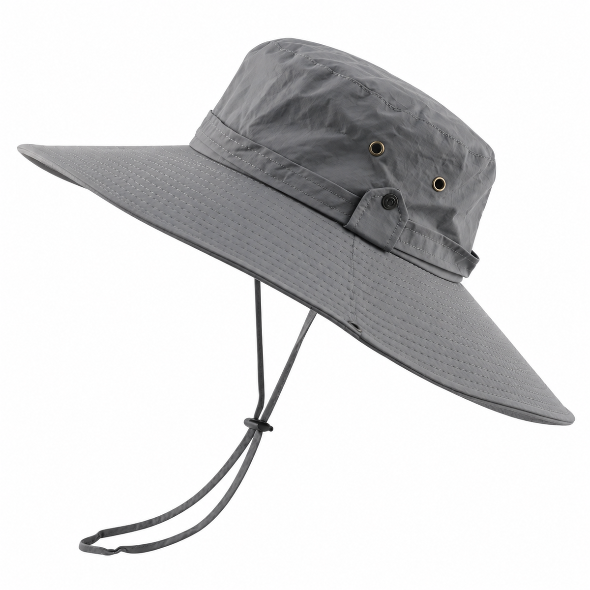 Chapeau de randonnee impermeable gris packshot