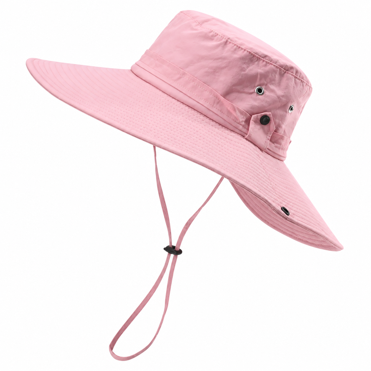 Chapeau de randonnee impermeable rose packshot