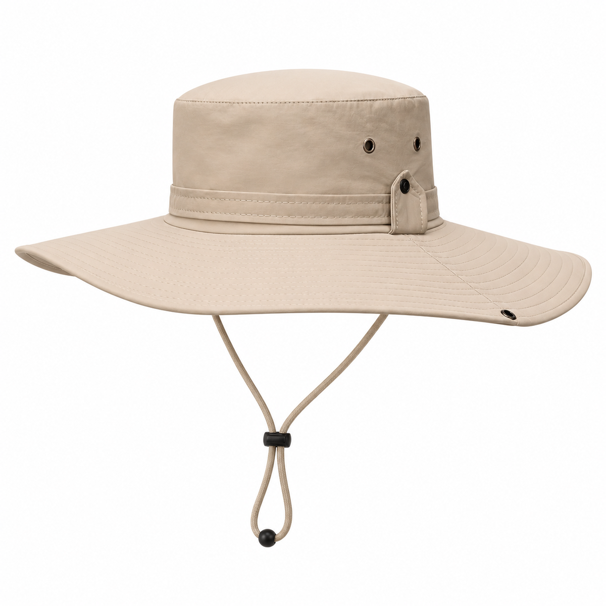 Chapeau explorateur beige jugulaire – vue produit