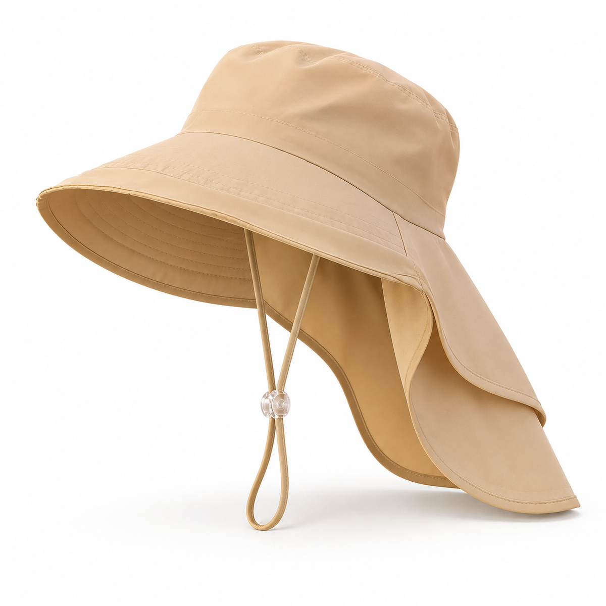 Chapeau femme randonnée marron – vue de profil
