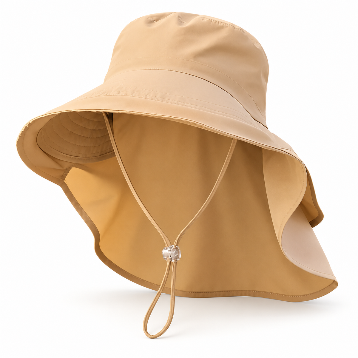 Chapeau femme randonnée marron – vue trois-quarts
