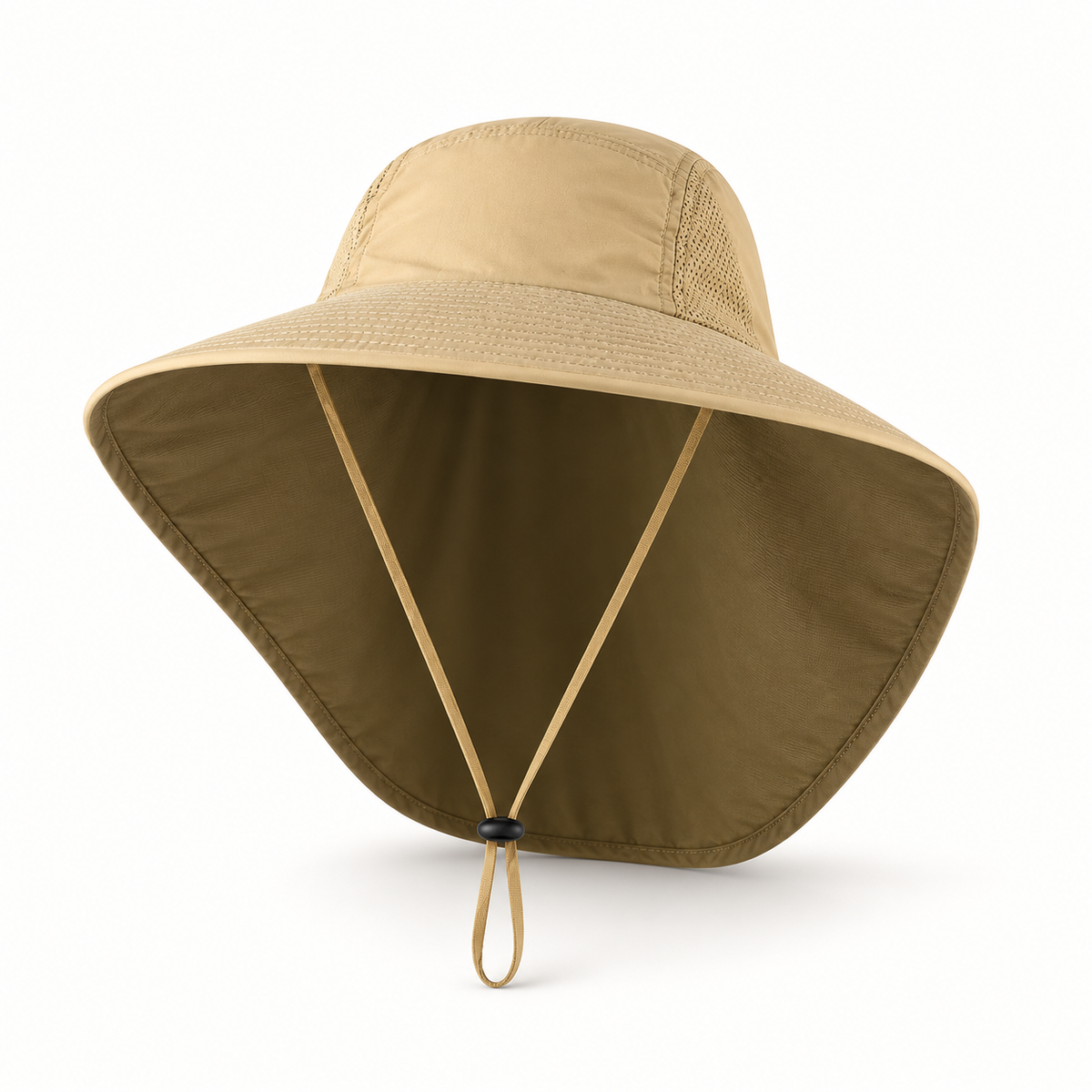 Chapeau léger randonnée protection nuque – vue dessous