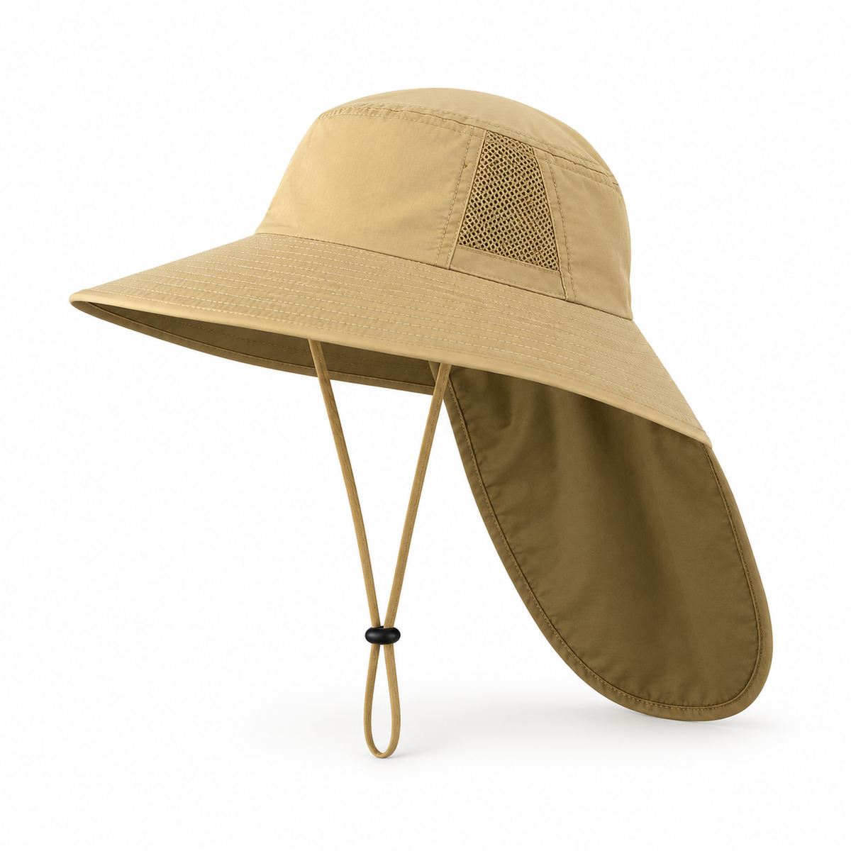 Chapeau léger randonnée protection nuque – vue profil