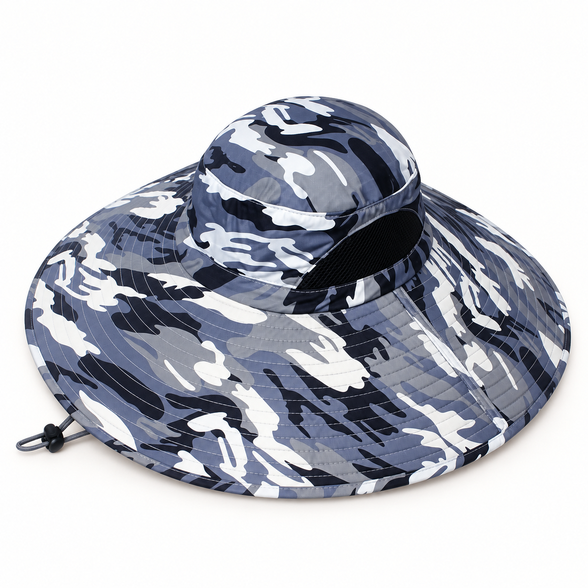 Chapeau randonnée camouflage – packshot camouflage bleu clair