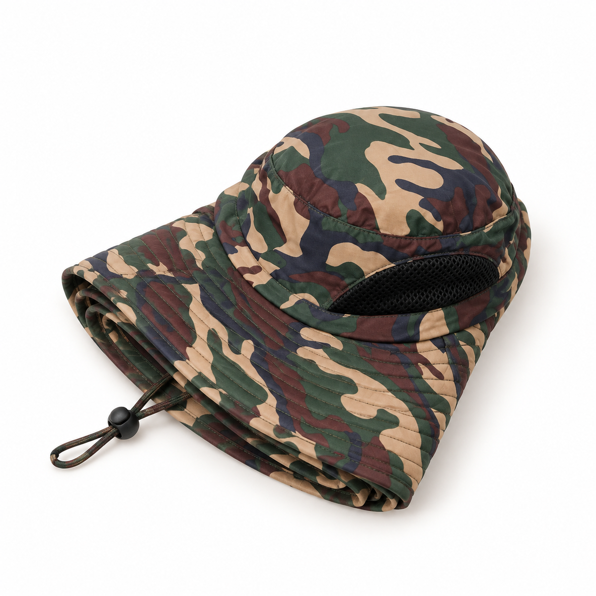 Chapeau randonnée camouflage – plie compact