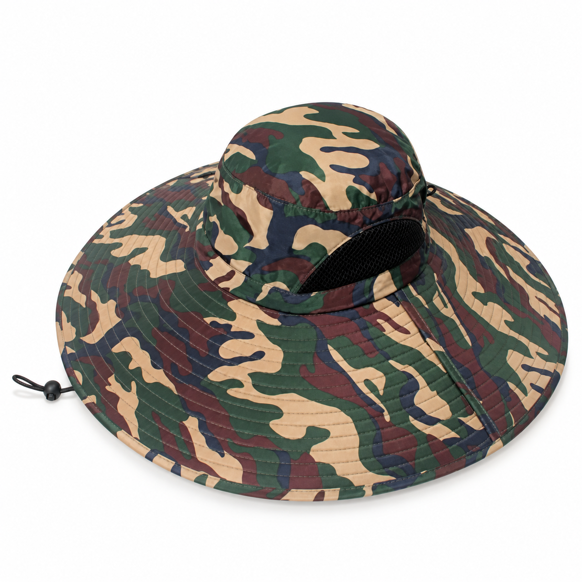 Chapeau randonnée camouflage – vue arriere