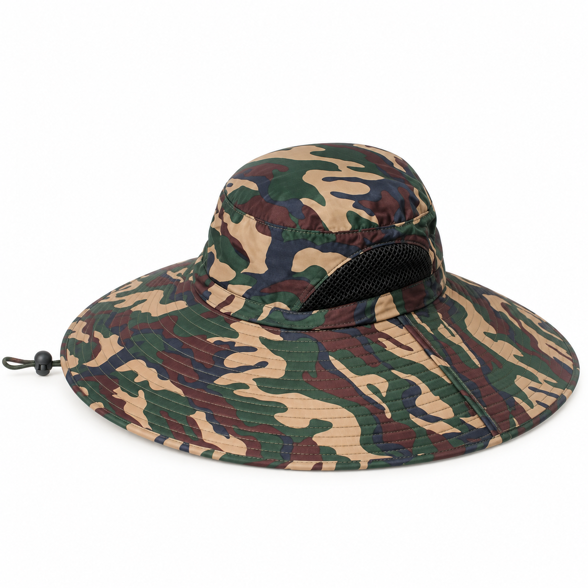Chapeau randonnée camouflage – vue profil