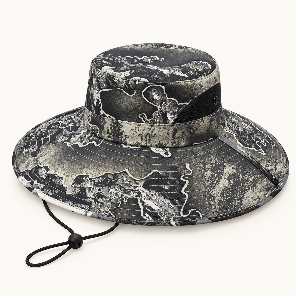 Chapeau randonnée militaire – packshot gris