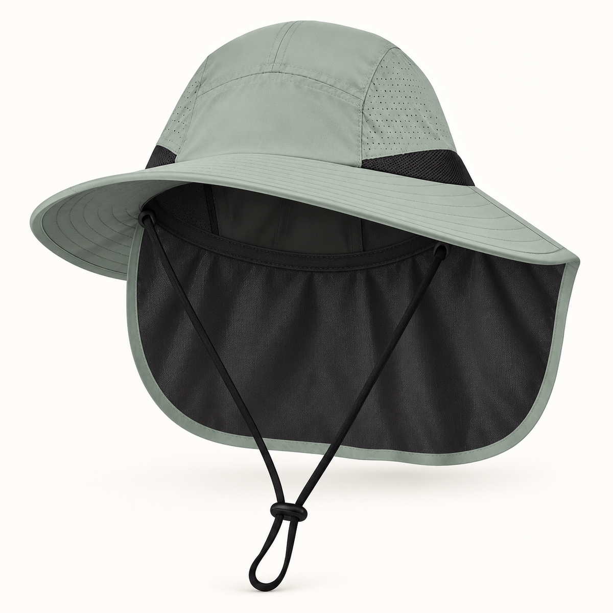 Chapeau randonnée protège nuque – vue dessous
