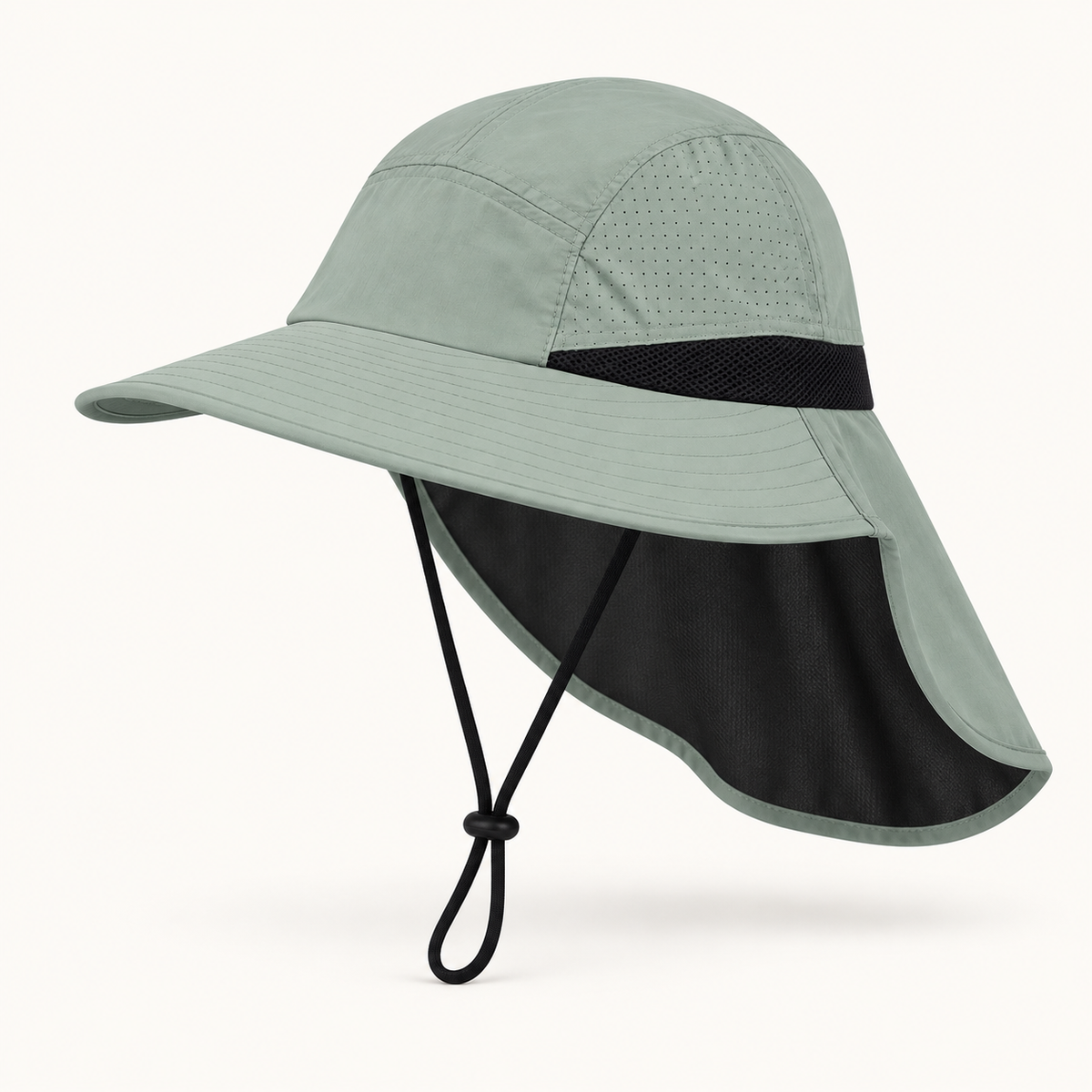 Chapeau randonnée protège nuque – vue profil