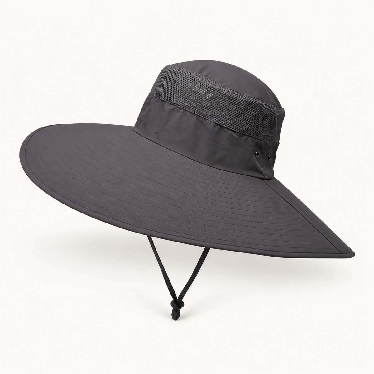 Chapeau randonnée vent – packshot gris fonce