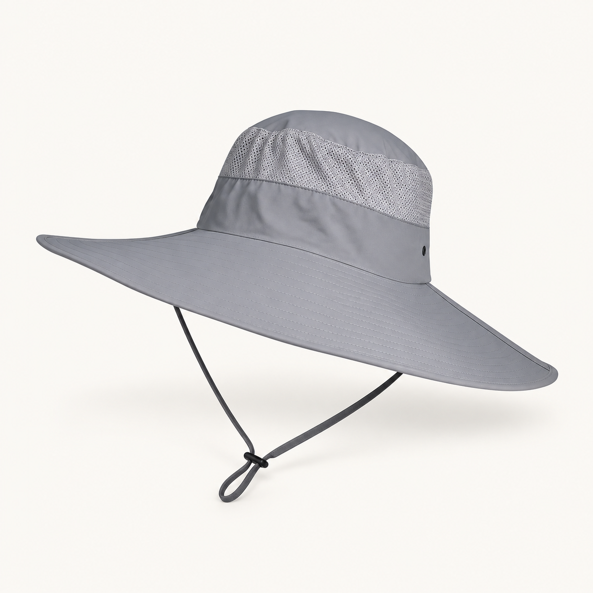 Chapeau randonnée vent – packshot gris