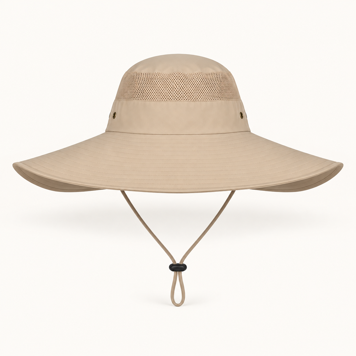 Chapeau randonnée vent – vue frontale