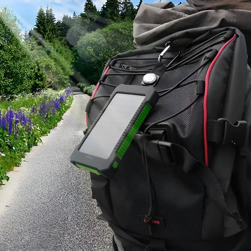 Chargeur Solaire Avec Lampe Pour Randonnée