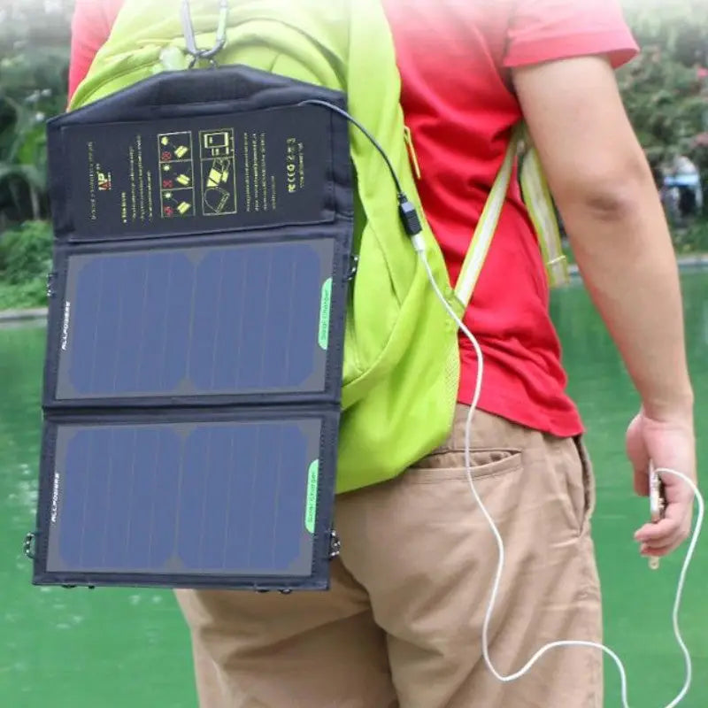 Chargeur Solaire Pliable Randonnée