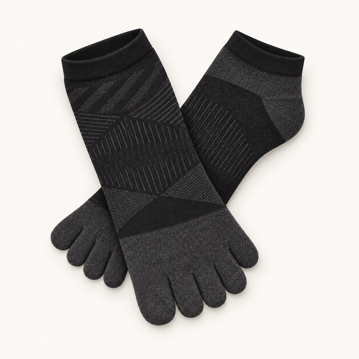 Chaussettes 5 doigts randonnée – paire a plat