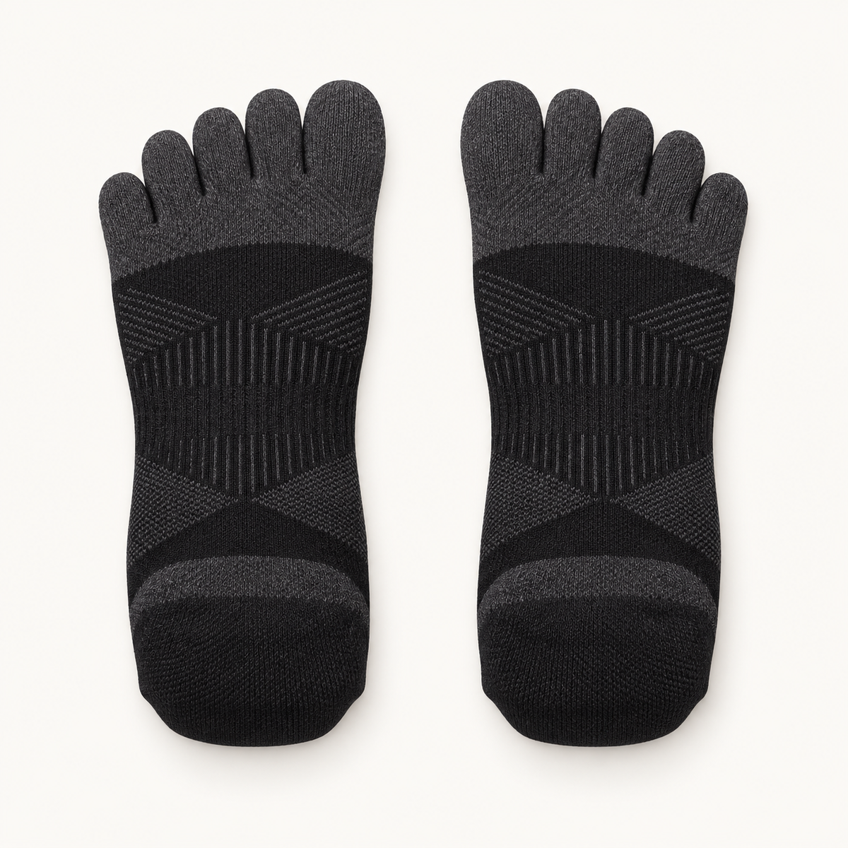 Chaussettes 5 doigts randonnée – vue semelles