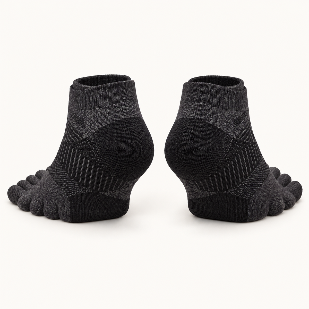 Chaussettes 5 doigts randonnée – vue talons