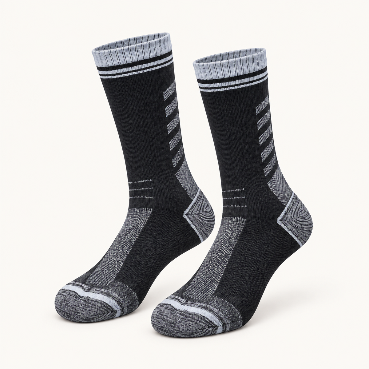 Chaussettes imperméables randonnée – packshot gris
