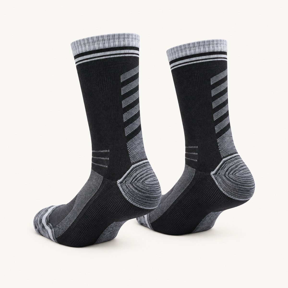 Chaussettes imperméables randonnée – vue arriere gris