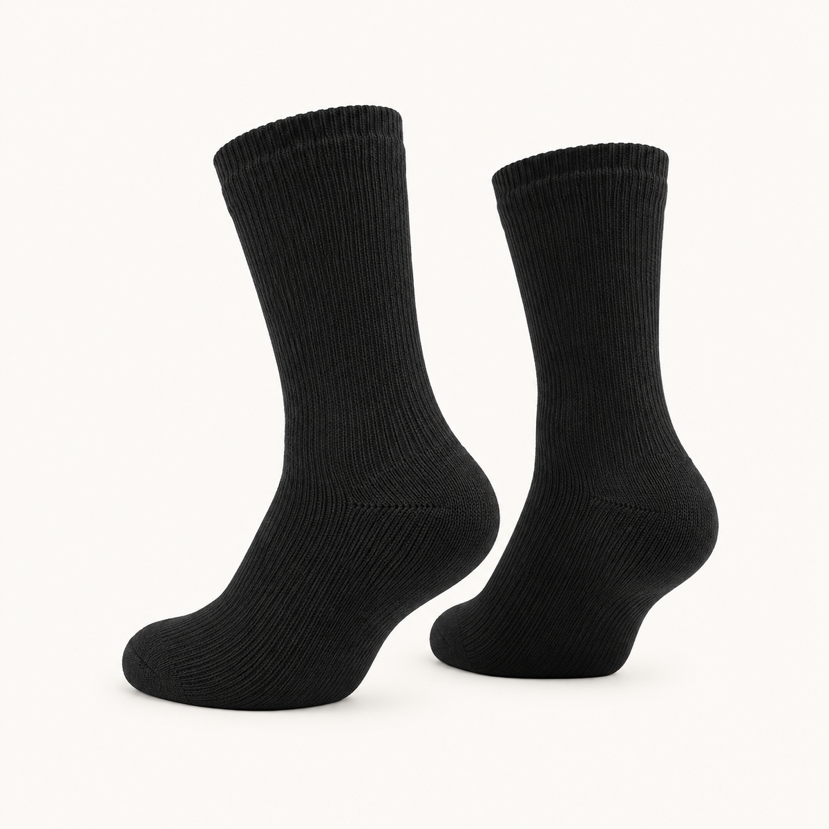Chaussettes imperméables randonnée – vue arriere noir
