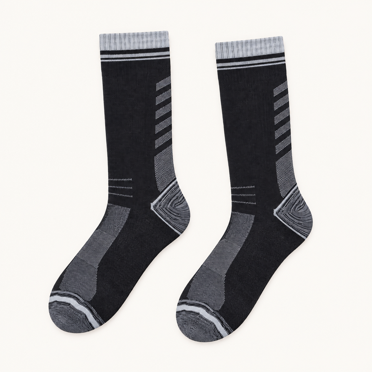 Chaussettes imperméables randonnée – vue dessus gris