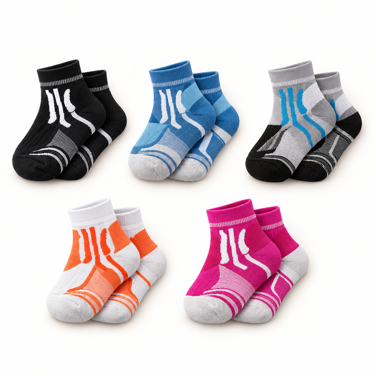 Chaussette randonnée basse pliees lot cinq