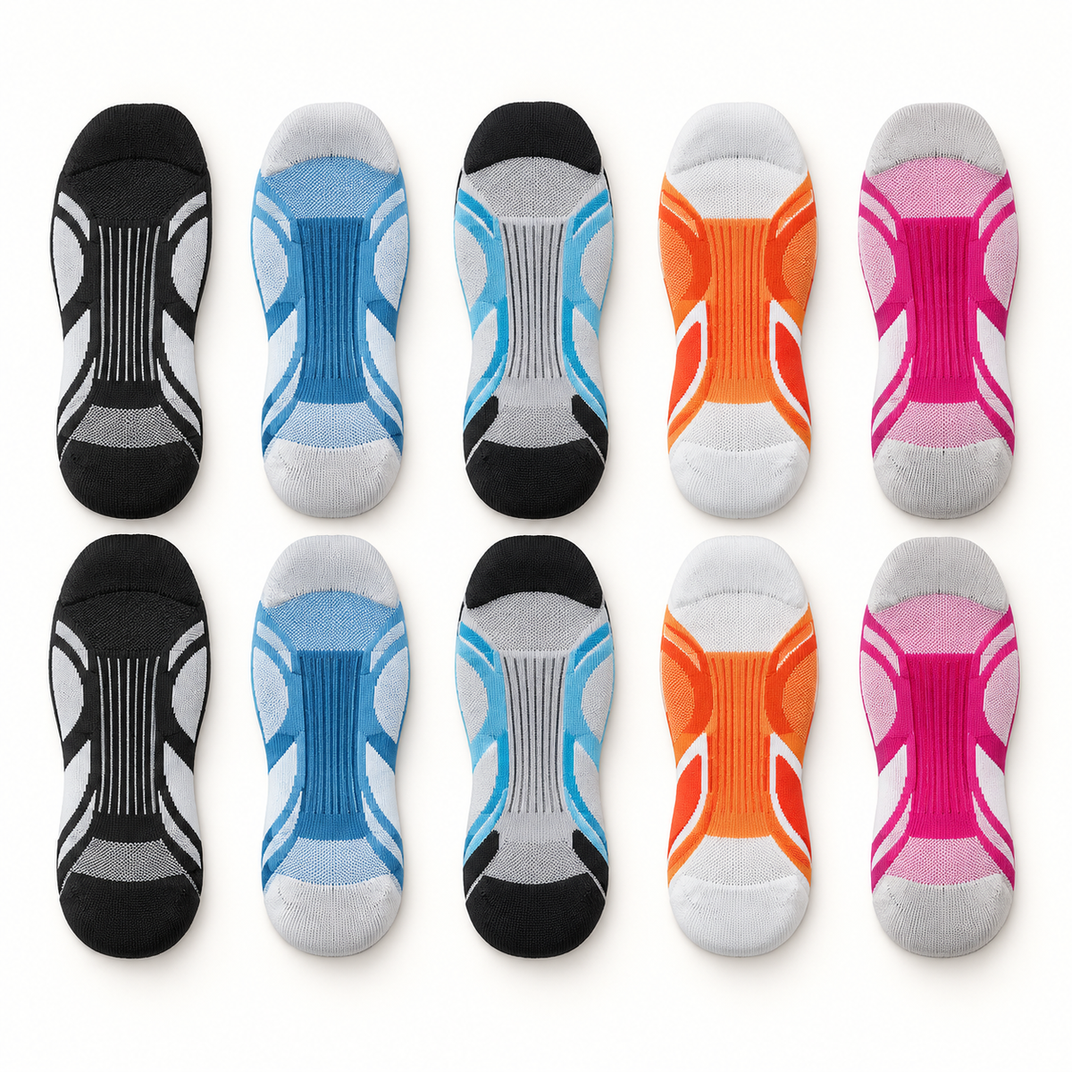 Chaussette randonnée basse semelles lot cinq