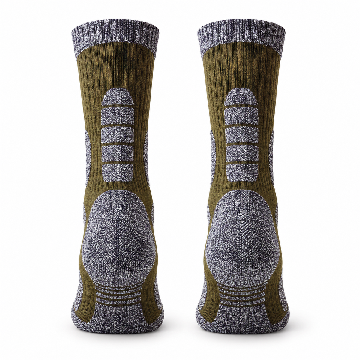 Chaussette Randonnée Grand Froid — arrière Vert Armé