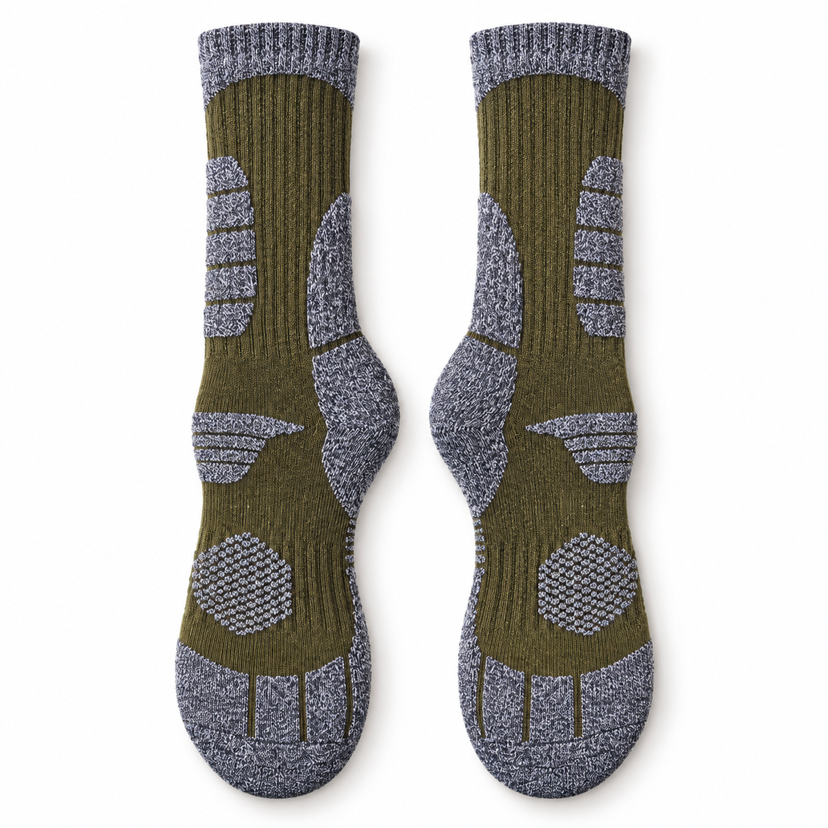 Chaussette Randonnée Grand Froid — dessous Vert Armé