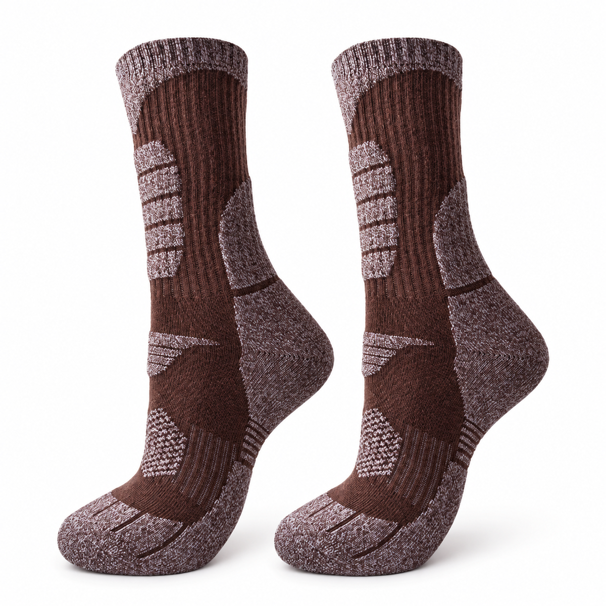 Chaussette Randonnée Grand Froid — Marron