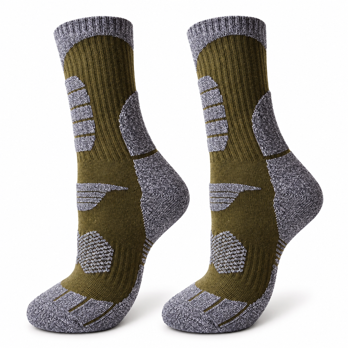 Chaussette Randonnée Grand Froid — Vert Armé