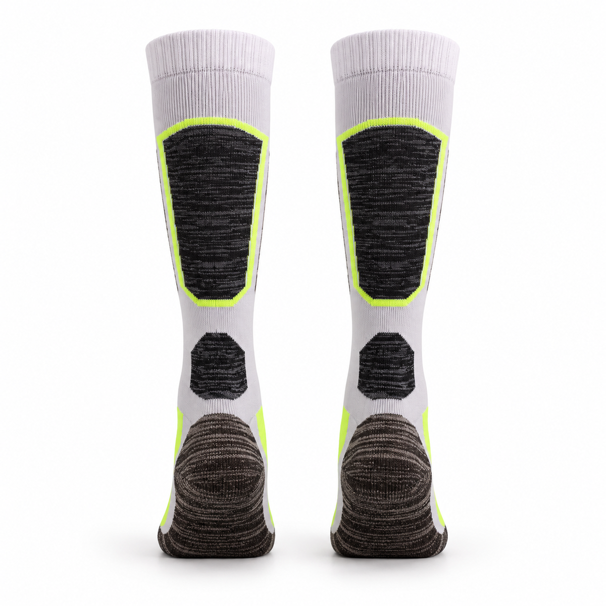 Chaussettes Chaudes Randonnée Femme — arrière Blanc