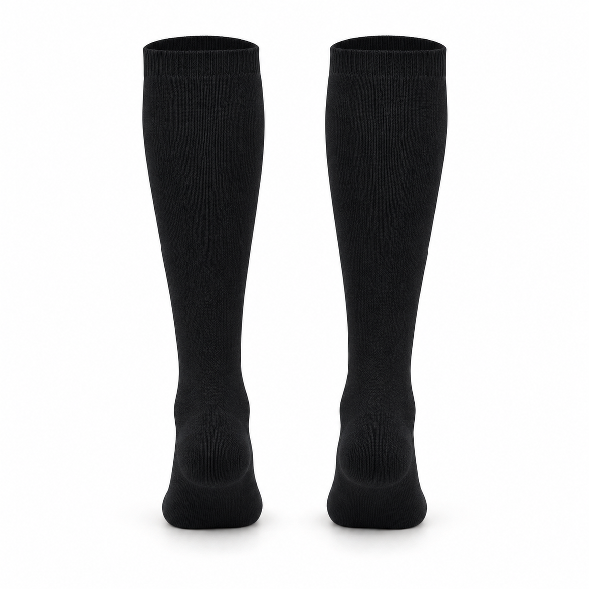 Chaussettes Genoux Femme — arrière Noir