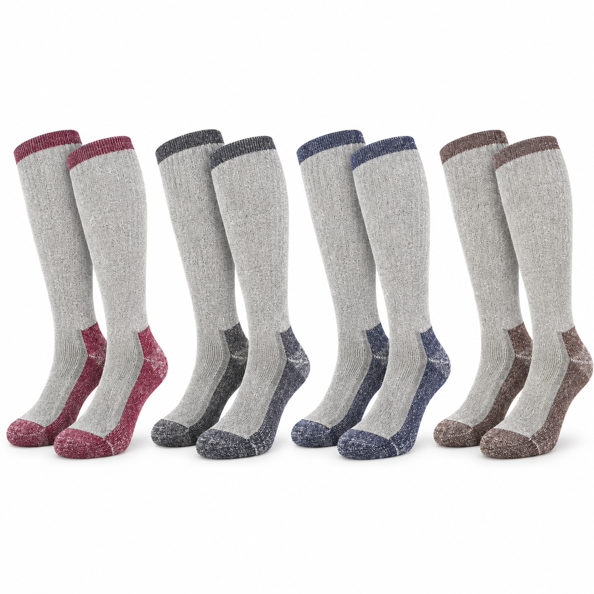 Chaussettes laine grand froid – pack de quatre paires
