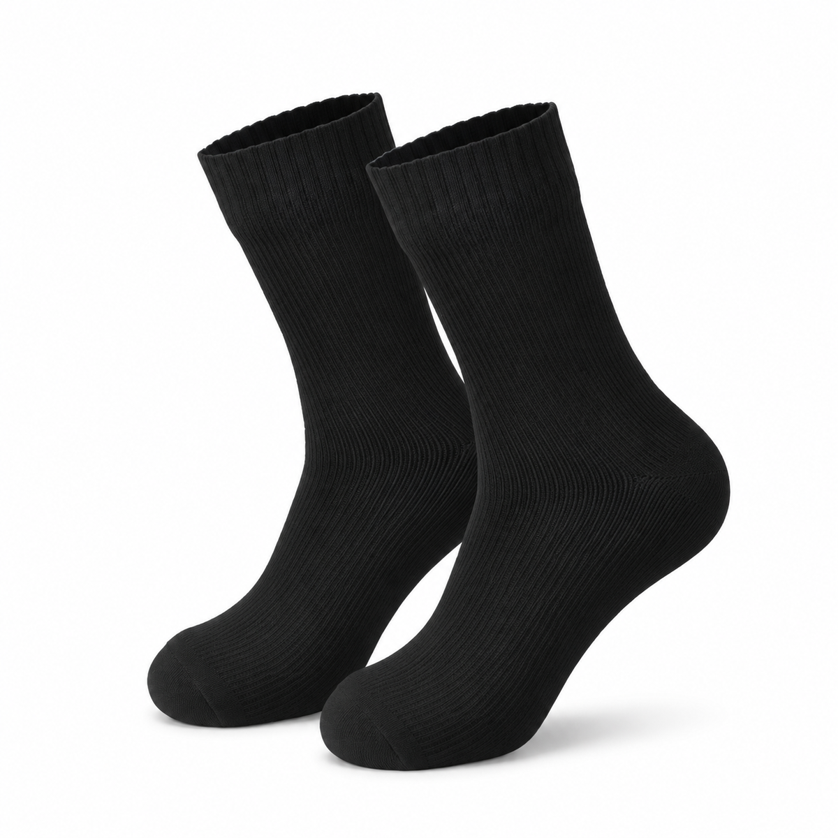 Chaussettes Montantes De Randonnée Homme — Noir Profond