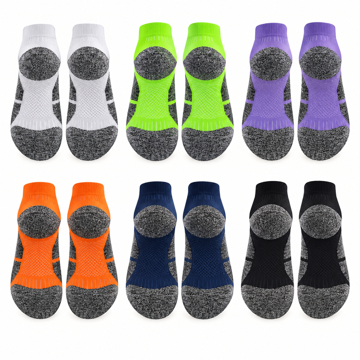 Chaussettes randonnée anti transpiration – zones sous le pied