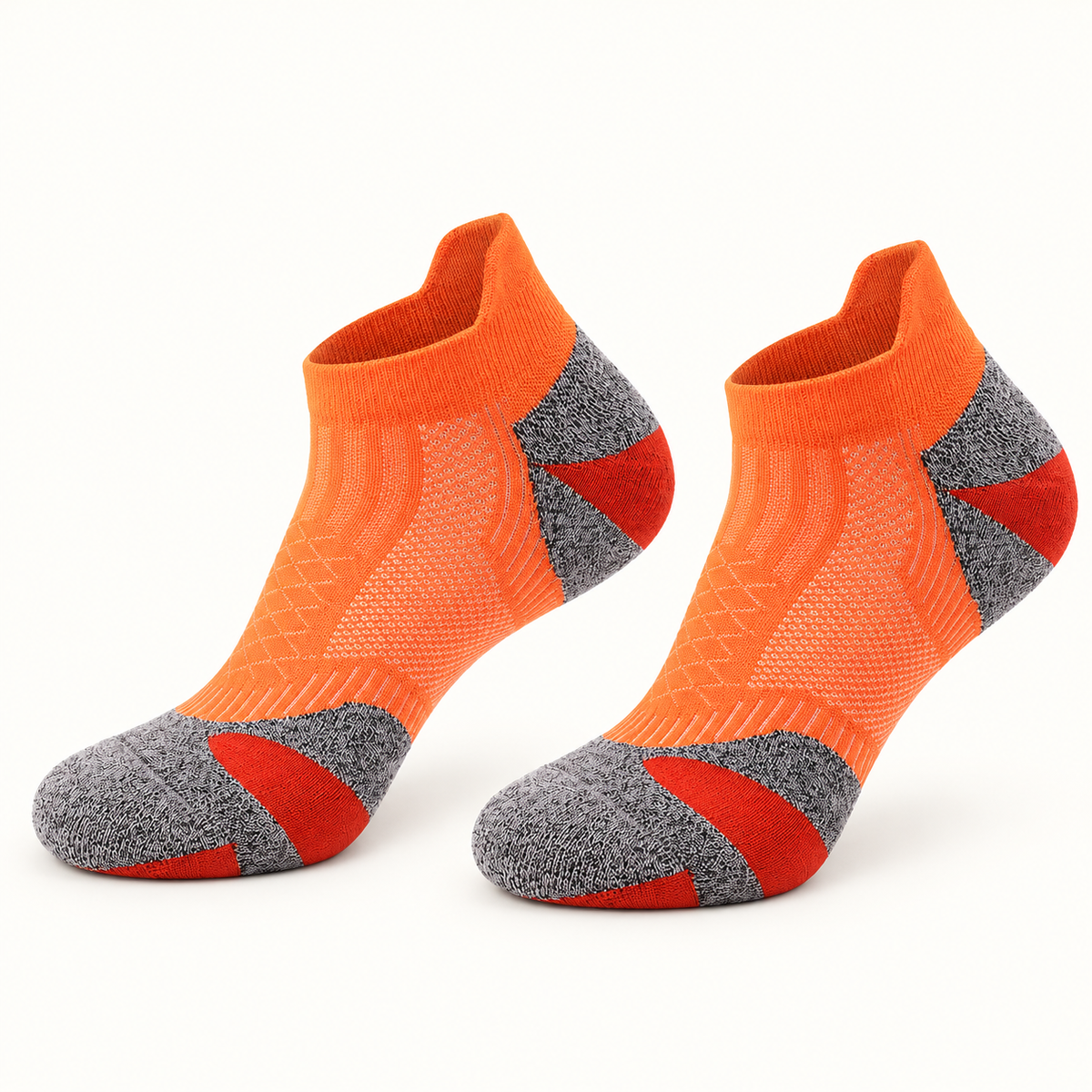 Chaussettes randonnée Coolmax Orange / Court — packshot