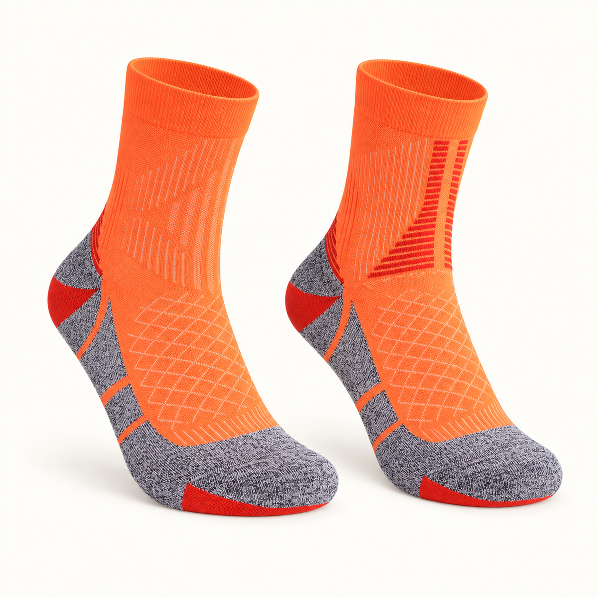 Chaussettes randonnée Coolmax Orange / Long — packshot