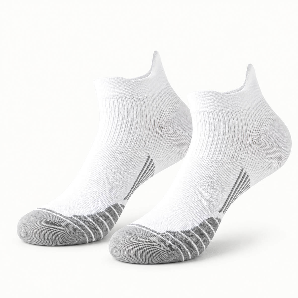 Chaussettes de randonnée courtes femme blanches – paire complète