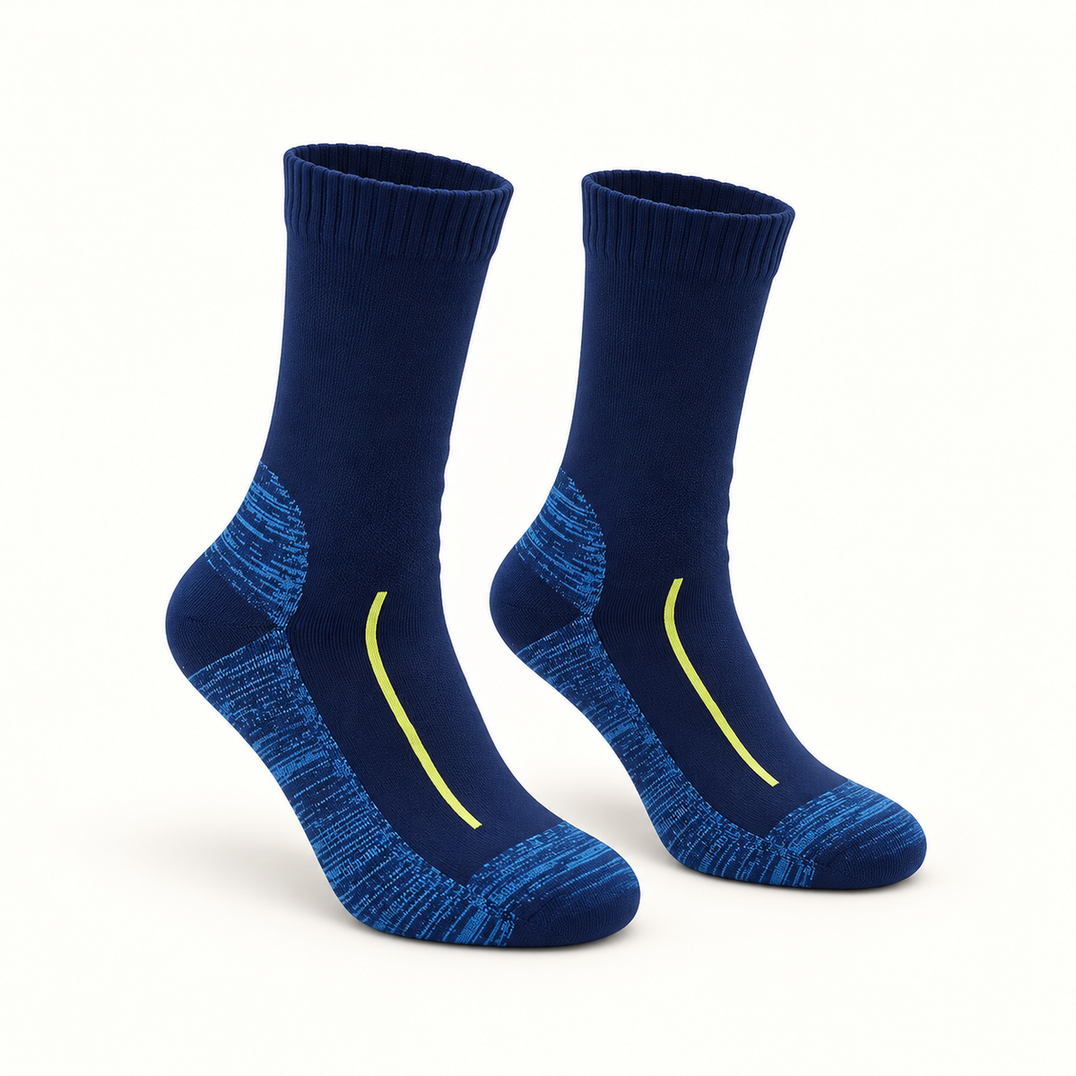Chaussettes randonnée été femme — Bleu